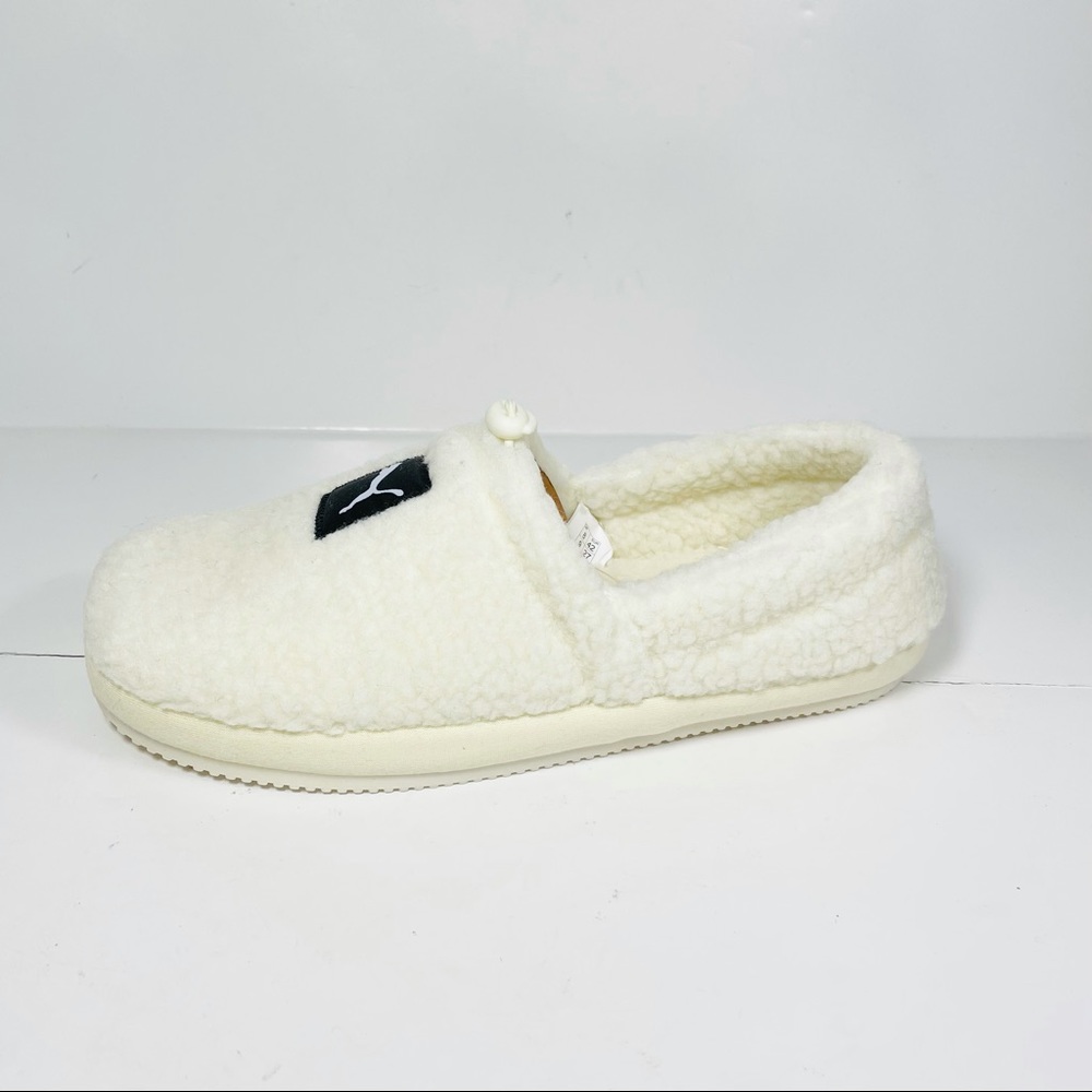 Men's Puma Tuff Mocc Sherpa Slippers Men’s‎ Size 9 Cream.